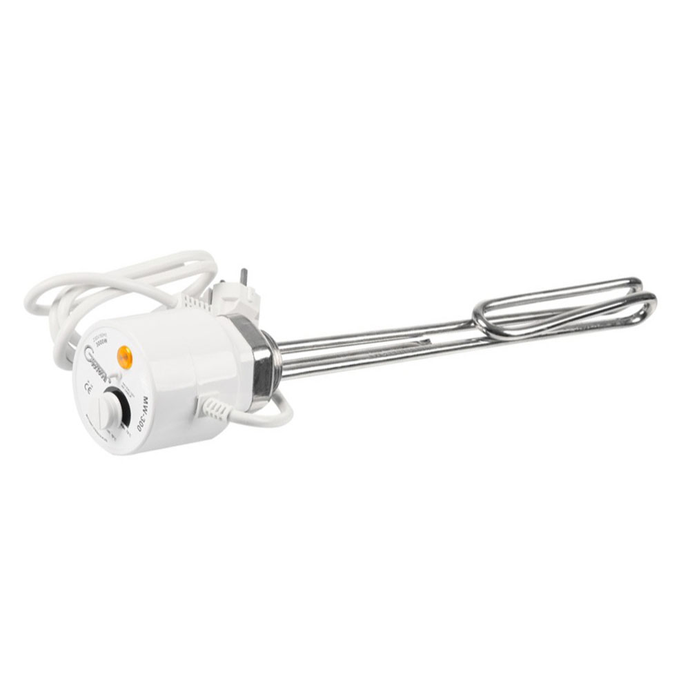 Grzałka elektryczna MW 3000W 230V 5/4" 360mm termostat