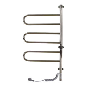 Grzejnik łazienkowy elektryczny 50W Ciri Inox 600X445mm