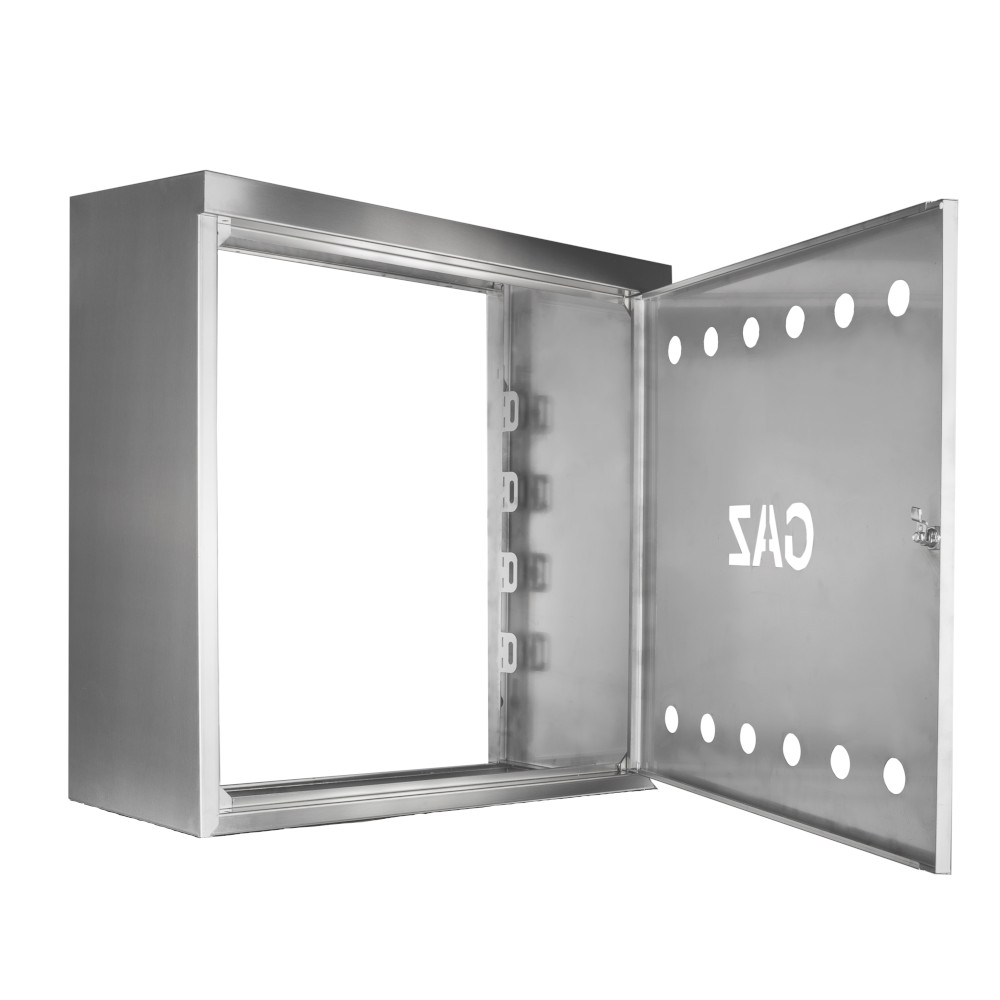 Skrzynka gazowa 60x60x25 cm TB inox na licznik zawór - obrazek 2