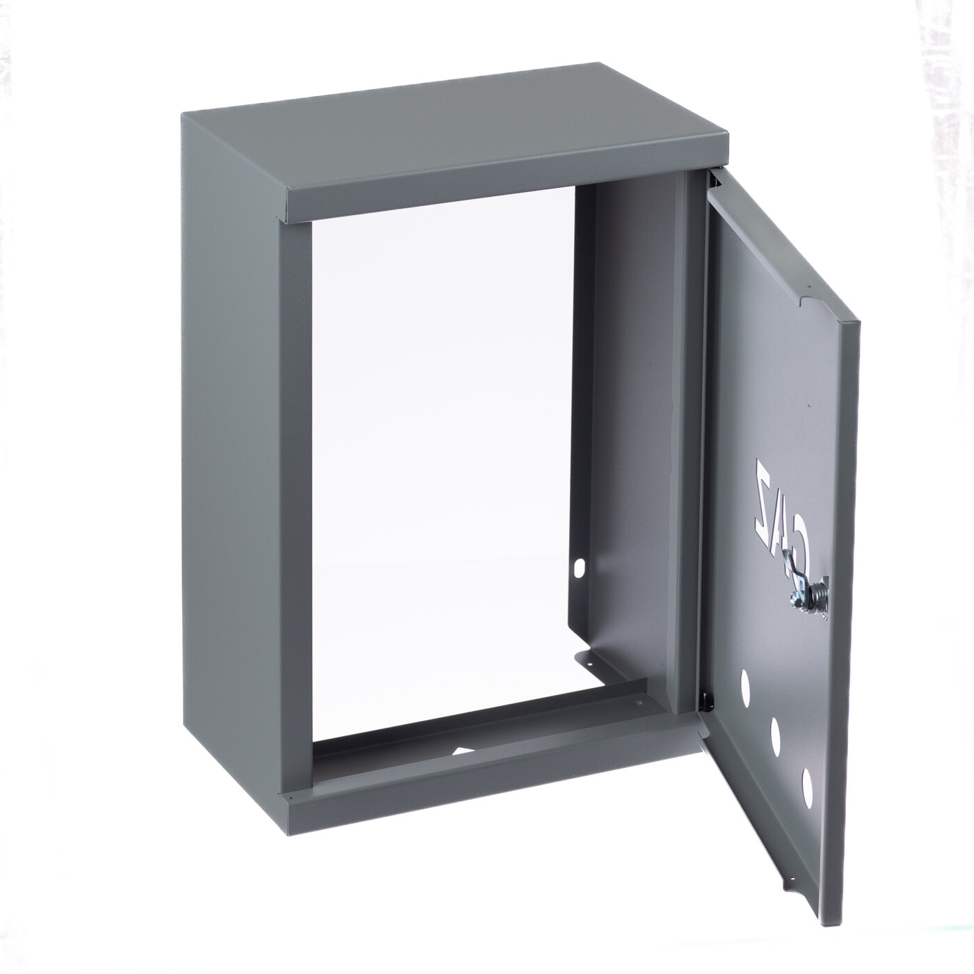 Skrzynka gazowa 35x25x15 cm TB czarna na licznik zawór - obrazek 2