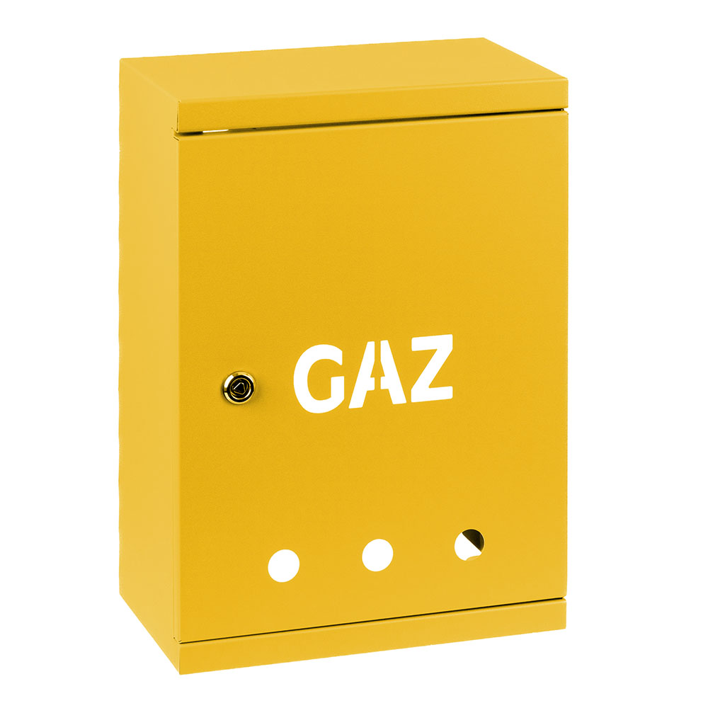 Skrzynka gazowa 30x20x10 cm TB żółta na licznik zawór