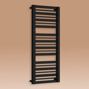 Grzejnik łazienkowy Code 950x500mm przyłącze D465mm czarny mat