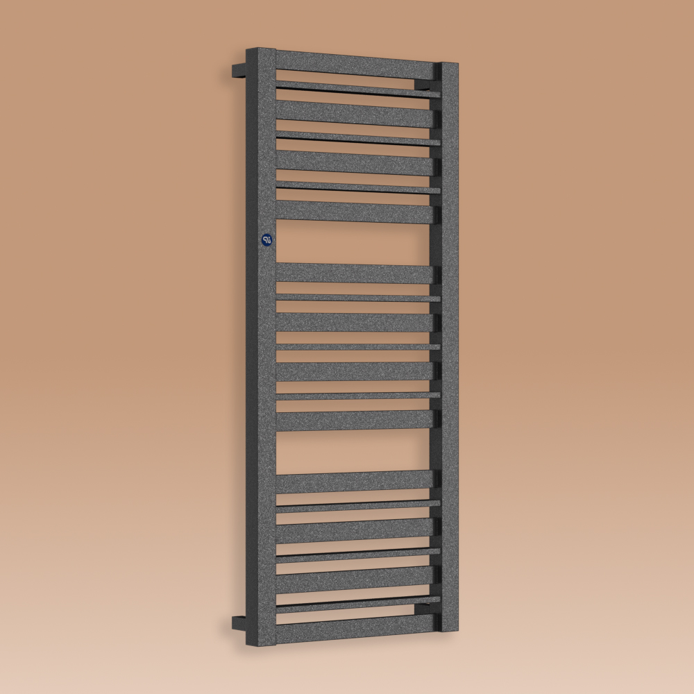 Grzejnik łazienkowy Code 1290x500mm przyłącze D465mm grafit