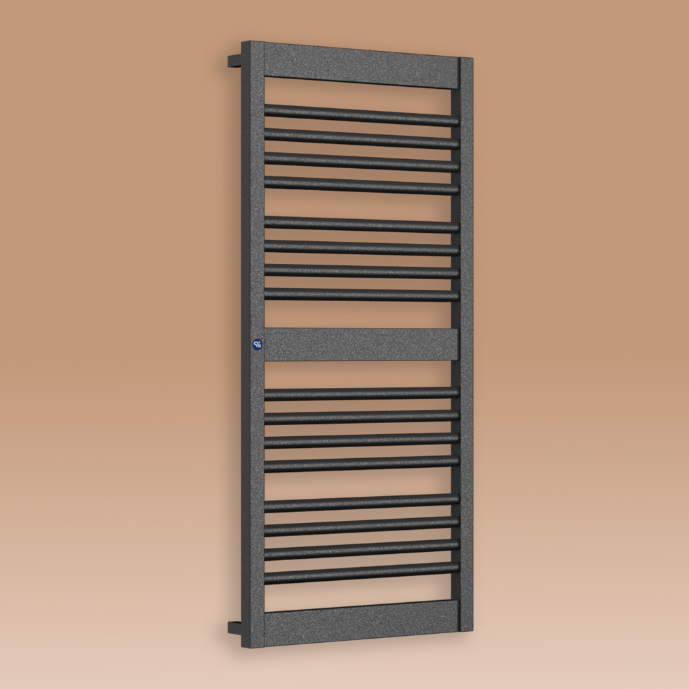 Grzejnik łazienkowy Frame 1075x400mm przyłącze D370mm grafit
