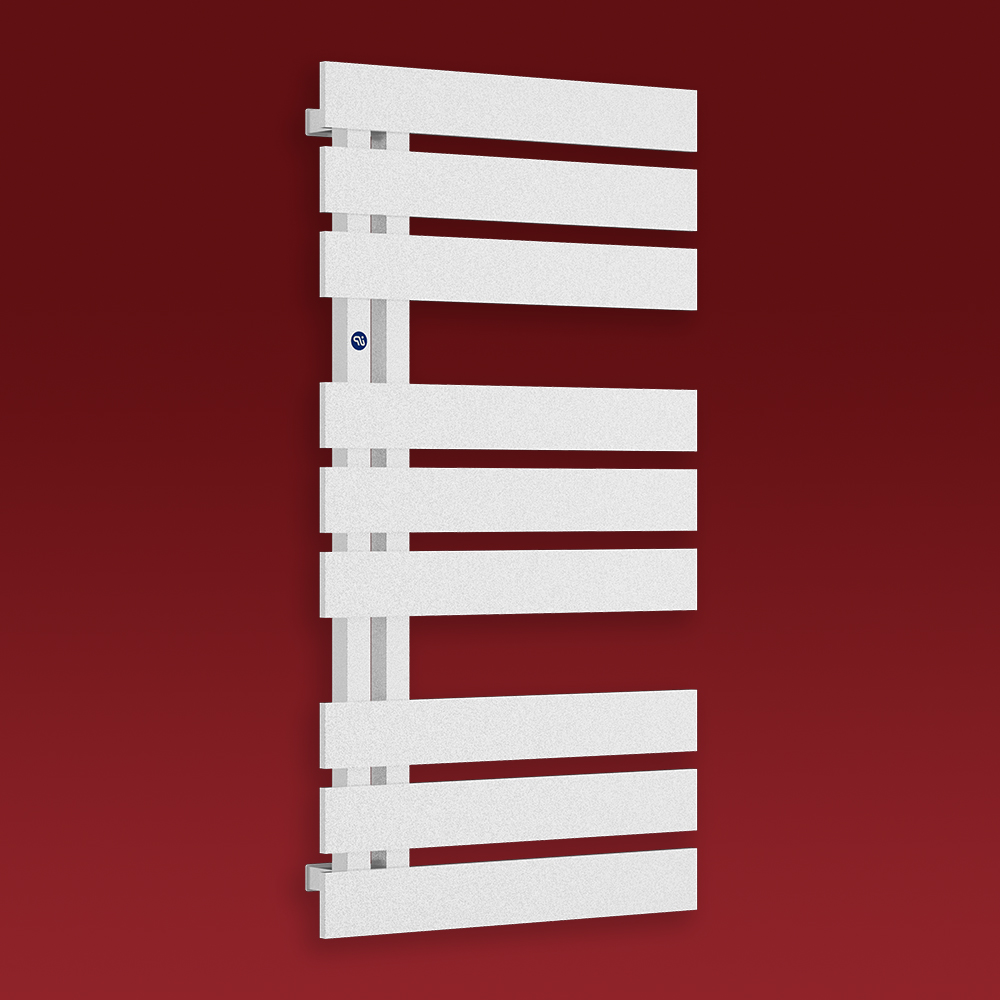 Grzejnik łazienkowy Nameless 1186x400mm przyłącze D50mm biały struktura